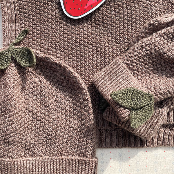 Fruity Beanie, bunny brown melange, Konges Sløjd