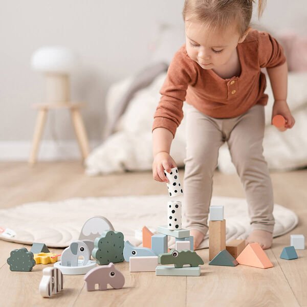 Deer Friends Building Block Set 34 pcs., colour mix, Done by Deer