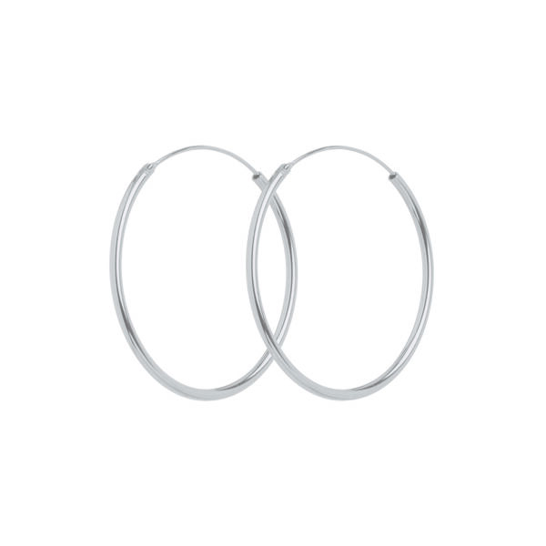 Plain Hoops, silver, Pernille Corydon Jewellery