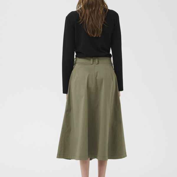 KBEgina Skirt, deep lichen green, Karen by Simonsen