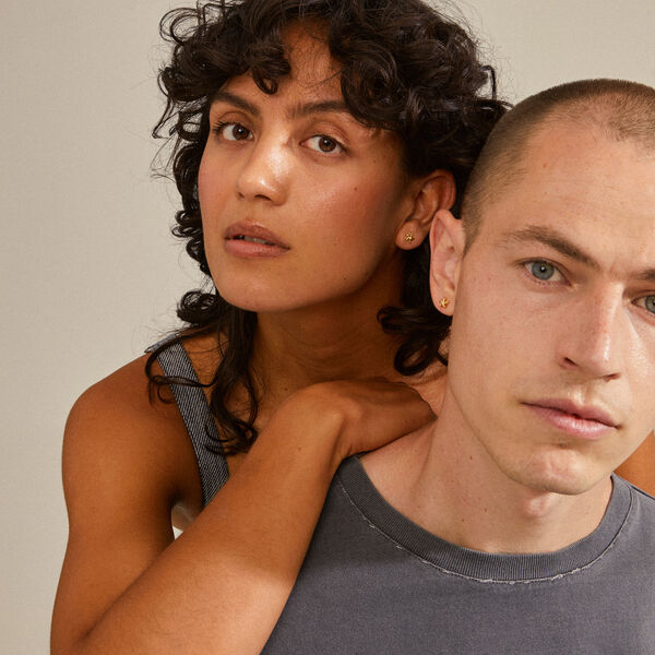 OAKLEY Starfish Earrings, gold plated, Pilgrim