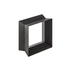 REFLEX stool, blacklaquered oak, MOTARASU