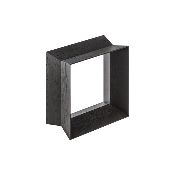 REFLEX stool, blacklaquered oak, MOTARASU