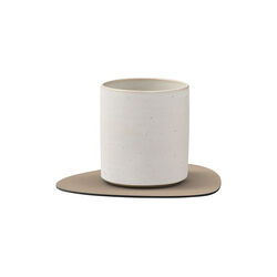 Nupo glass mat Curve, clay brown, LIND DNA