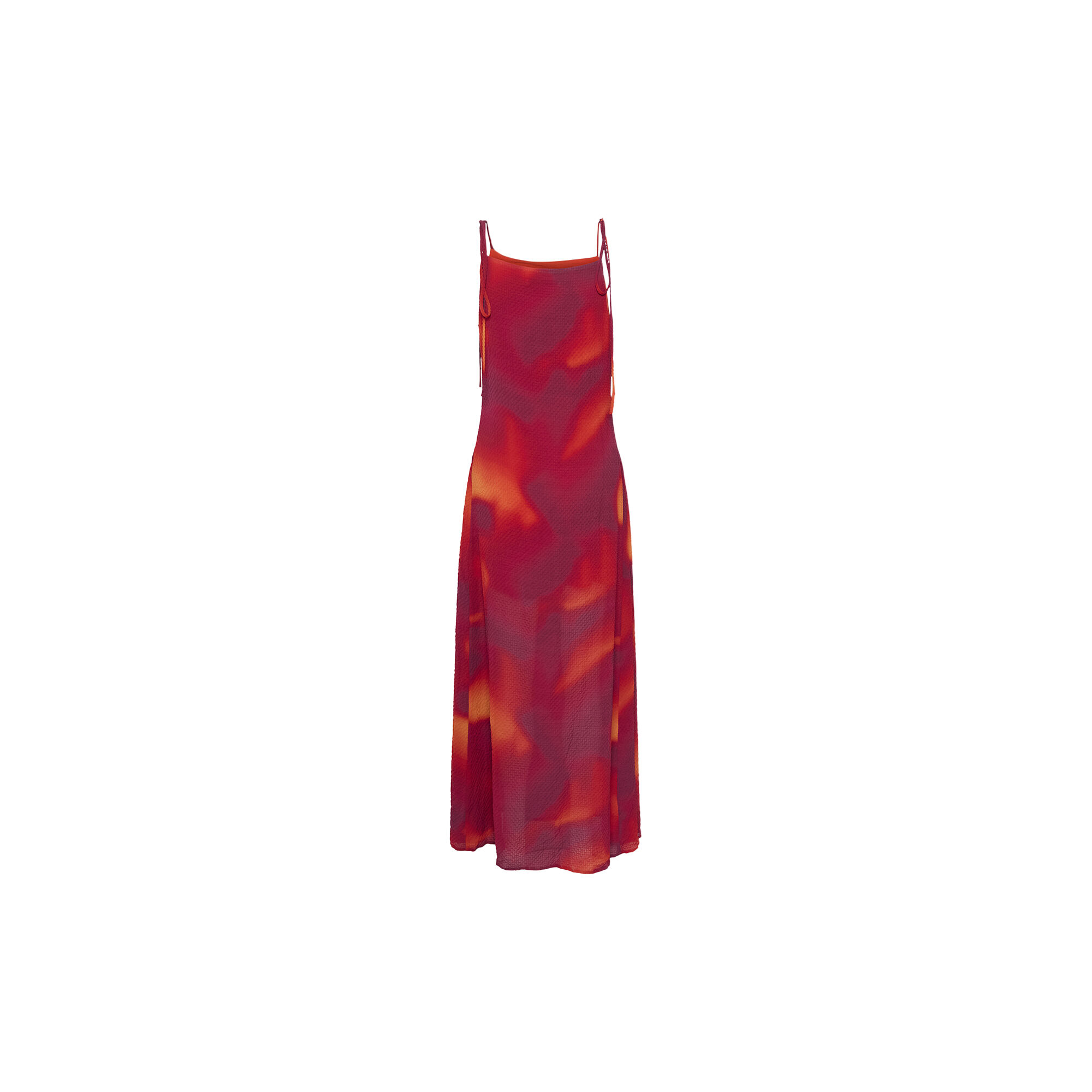 Red singlet dress top