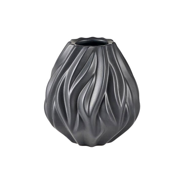 Flame Vase, black, Morsø