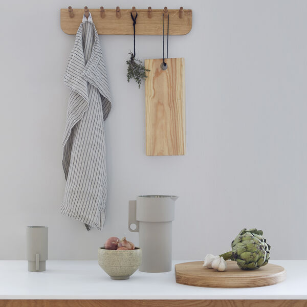 Echo Coat Rack 40, white oiled oak Echo Coat Rack 40, white oiled oak, Form & Refine