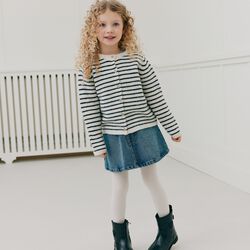 CisseKB Cardigan, off white striped, Sofie Schnoor