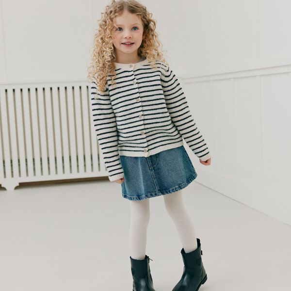 CisseKB Cardigan, off white striped, Sofie Schnoor