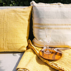 Thyme Throw, yellow, ELVANG