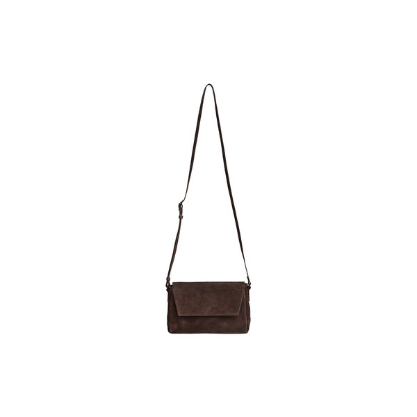 JulesMBG Crossbody Bag Suede, dark brown, Markberg