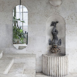 Tall Wall Mirror, black, MOEBE