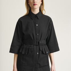 Hayato long jacket, black, BITTE KAI RAND
