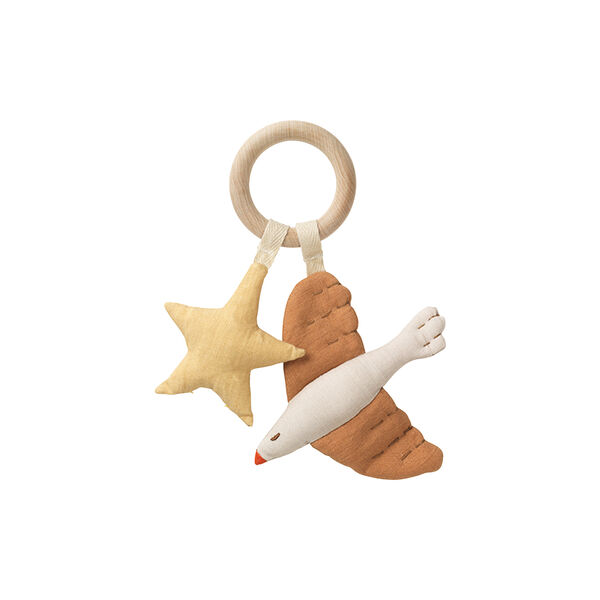 Ilma Star & Bird  Rattle Teether, Dear April