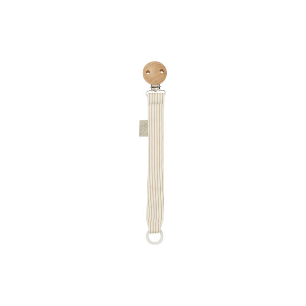Pacifier Holder, classic stripes camel Pacifier Holder, classic stripes camel, Cam Cam Copenhagen