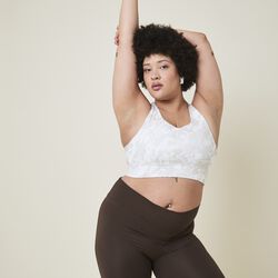 Ada Performance sports bra print, marble, Cartel Copenhagen