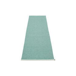 Mono Plastic Rug, jade/pale turquoise, Pappelina