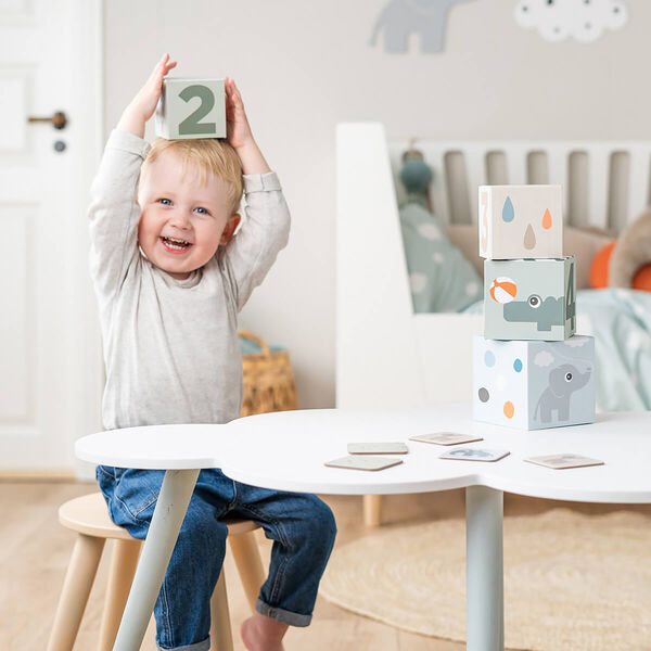 Deer Friends Stacking Cubes 5 pcs., colour mix, Done by Deer