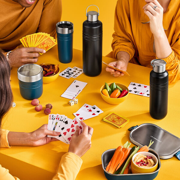 Thermo Bottle 1 L, matte black, Le Creuset