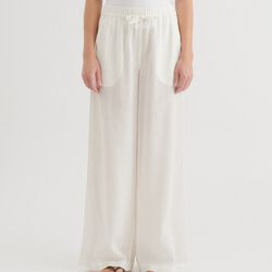Carina Pants, bright white, Basic Apparel
