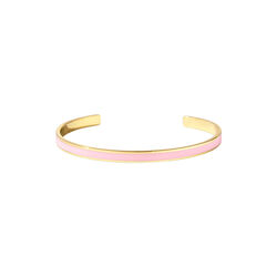 BANGLE Bracelet, cotton pink, bangle up