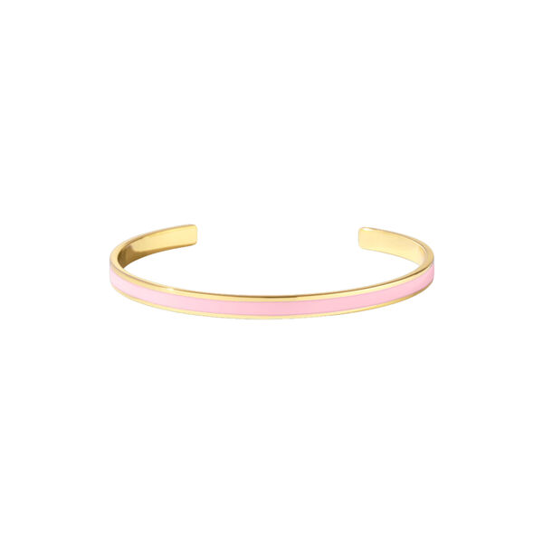 BANGLE Bracelet, cotton pink, bangle up