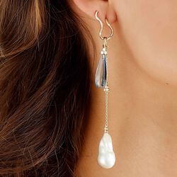 Fryd Wave Earstud Right, gold, Ro Copenhagen