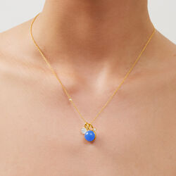Prime Pendant, gold/royal blue, Julie Sandlau