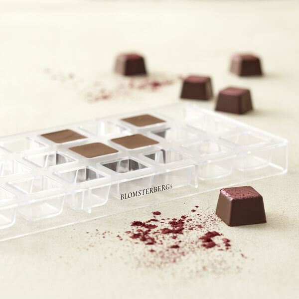 Chocolate Mould Rectangular for 21 pcs, Blomsterbergs