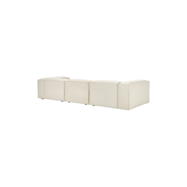 Lennon Modular 4-Seater Sofa, woven off white, Westwing Collection