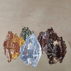 The Rock Candle Holder, circular, Kosta Boda