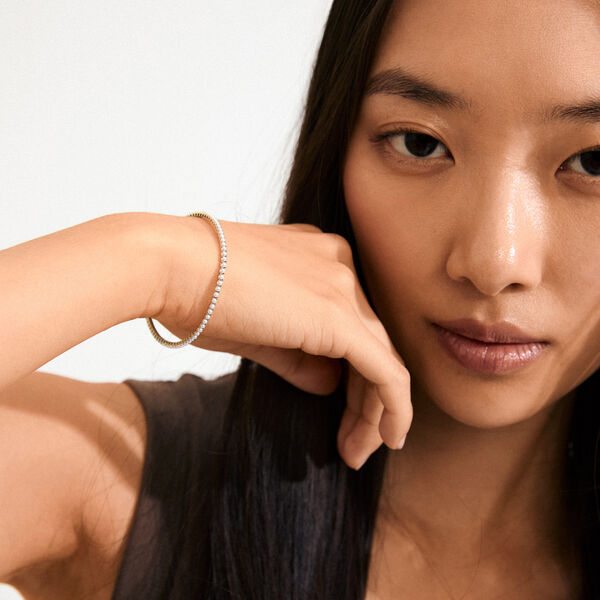 ARASH pearl bracelet, gold plated ARASH pearl bracelet, gold plated, Pilgrim