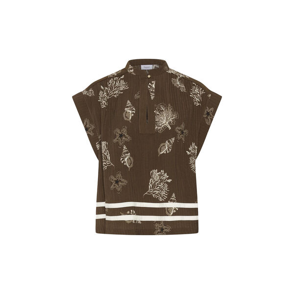 RosashellSZ Blouse, fudge sea shell, Saint Tropez