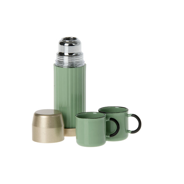 Thermos and Cups, mint, Maileg