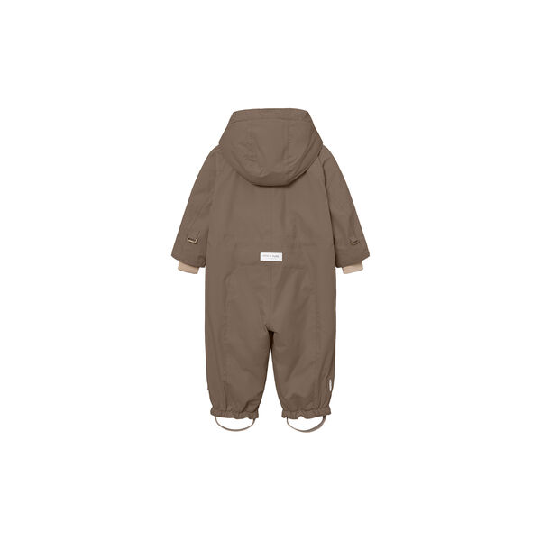 MATWISTI Fleece Lined Snowsuit, morel grey, Mini A Ture