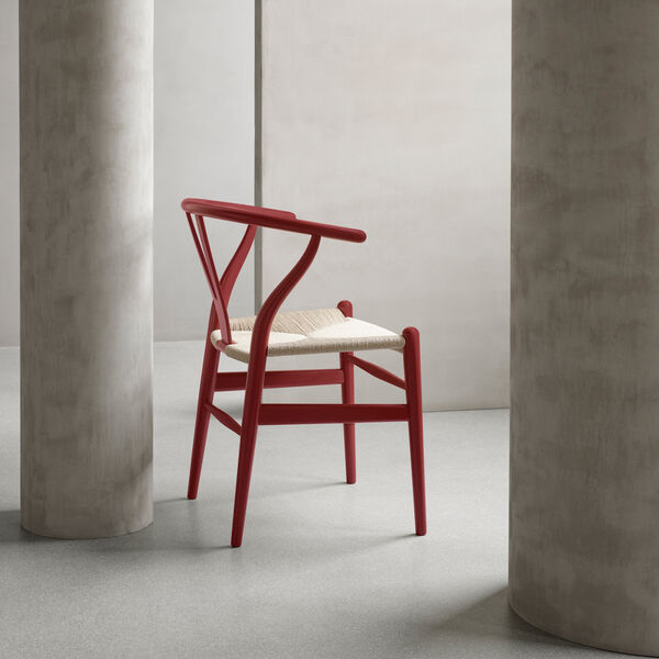 CH24 Wish Bone Chair, soft falu, Carl Hansen & Søn