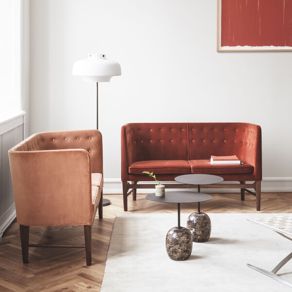 Mayor AJ6 2-seater Sofa, clay, &Tradition