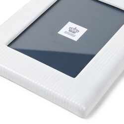 White Fluted Photo Frame, Royal Copenhagen