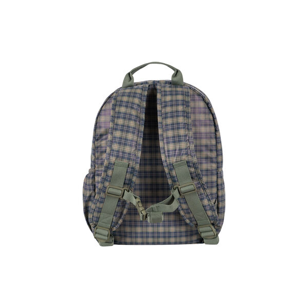 Rainy Kids Backpack Midi, laurel blue check, Konges Sløjd