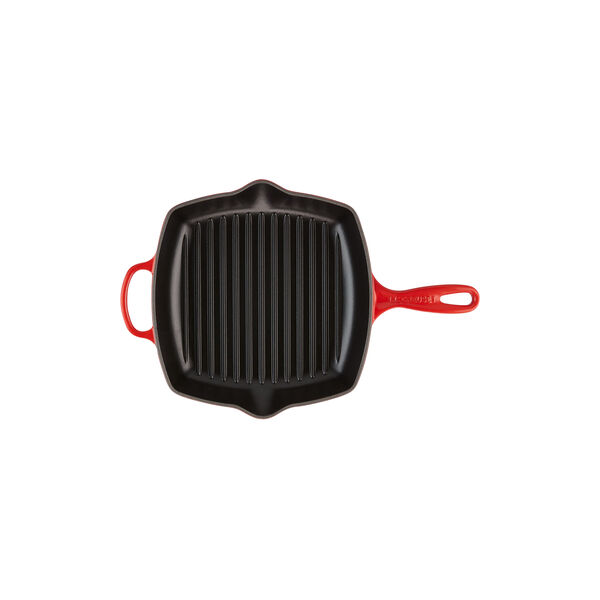 Signature Square Skillet Grill, cerise Signature Square Skillet Grill, cerise, Le Creuset