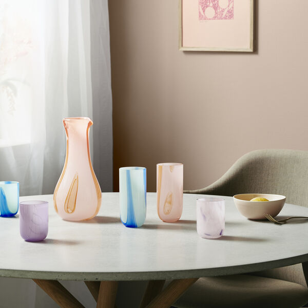 Flow Longdrink, light blue w stripes Flow Longdrink, light blue w stripes, Kodanska