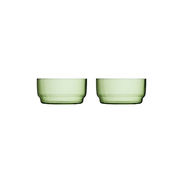 Torino Bowl, green Torino Bowl, green, Lyngby Glas