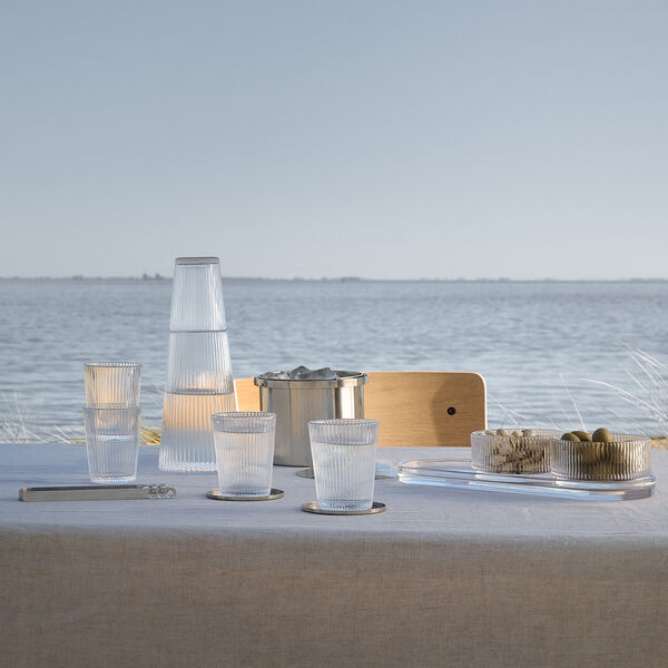 Pilastro drinking glass 6 pcs, clear, Stelton