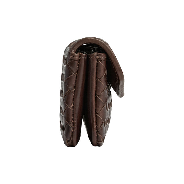 FaithMBG Coin Purse Weave, dark brown, Markberg