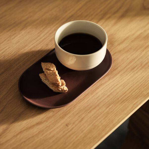 Sand Secrets Plate, red clay Sand Secrets Plate, red clay, Design House Stockholm