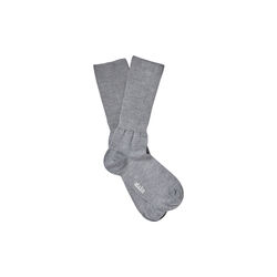 Silk Socks, grey melange, Aiayu