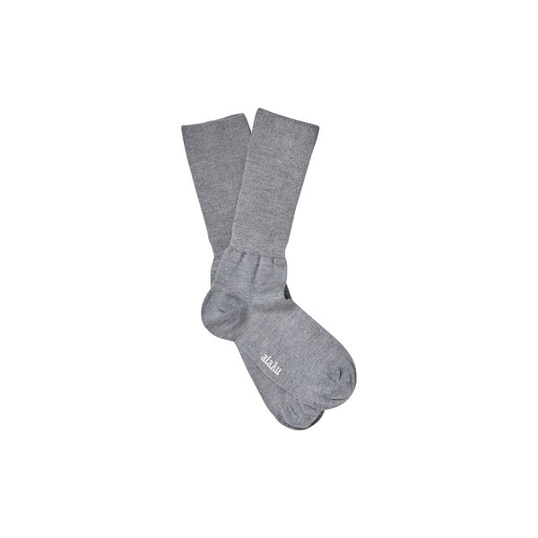 Silk Socks, grey melange Silk Socks, grey melange, Aiayu