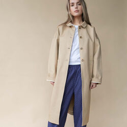 Felix Coat, sand beige, Studio Feder