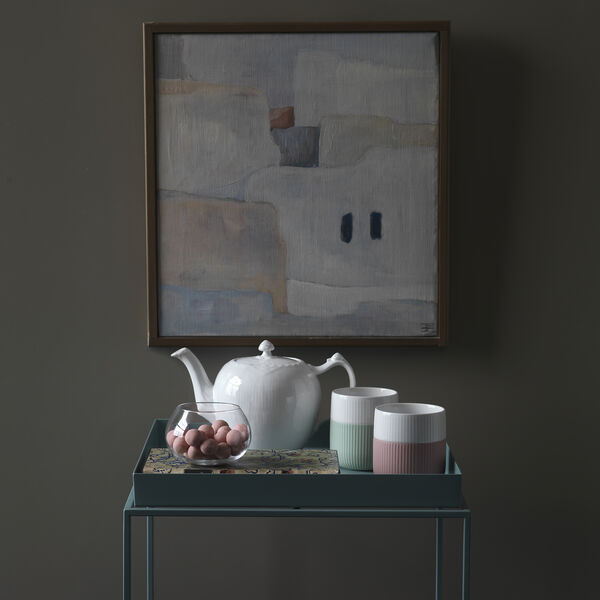 Fluted Contrast Mug 35 cl, lichen Fluted Contrast Mug 35 cl, lichen, Royal Copenhagen