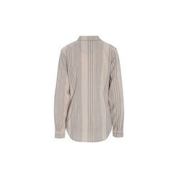 Shiko narrow shirt, ivory/black stitch, BITTE KAI RAND